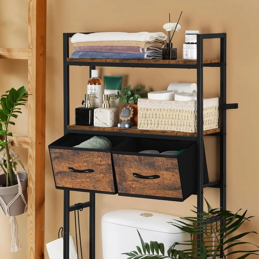 Modern Industrial Style Freestanding Space Saver