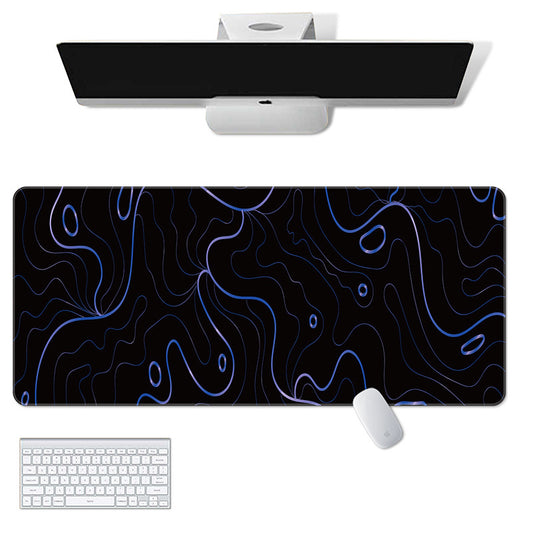 Luminous Blue Contours